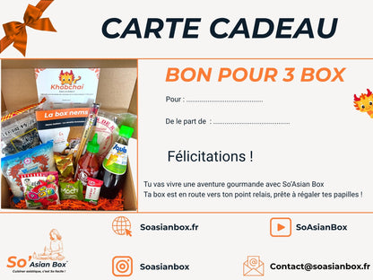 Offrir 3 box